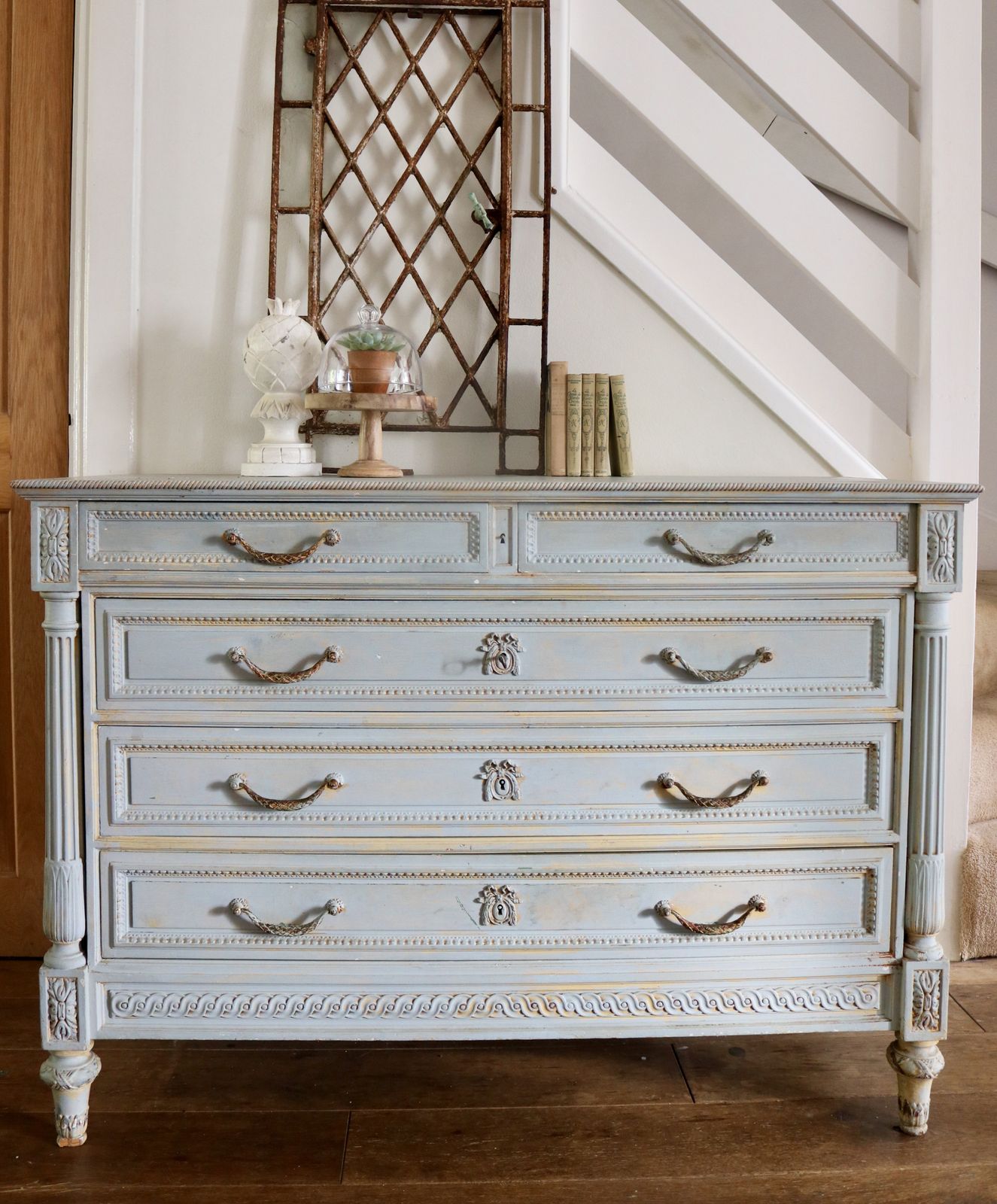 Beautiful French Antique Aged Chest Of Drawers photo buy
