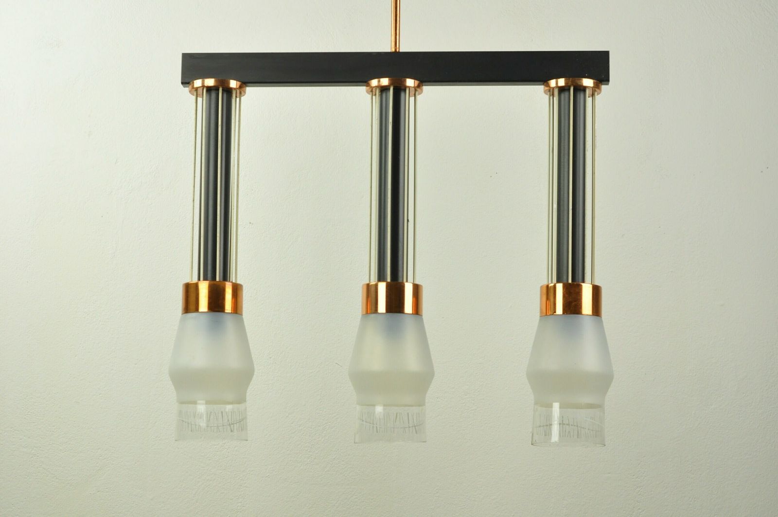 3 Light Mid Century Ceiling Lamp, Mid Century Lighting, Mid Century Lamp, Ceiling Light, Ceiling Lighting, Mid Century Modern, Lighting photo 246.0