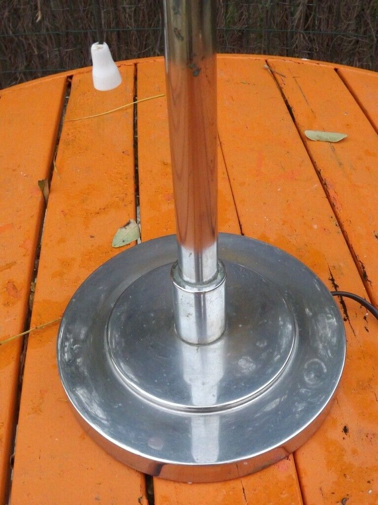 Mazda Art Deco Lamp, 1930s, Glass photo Lighting