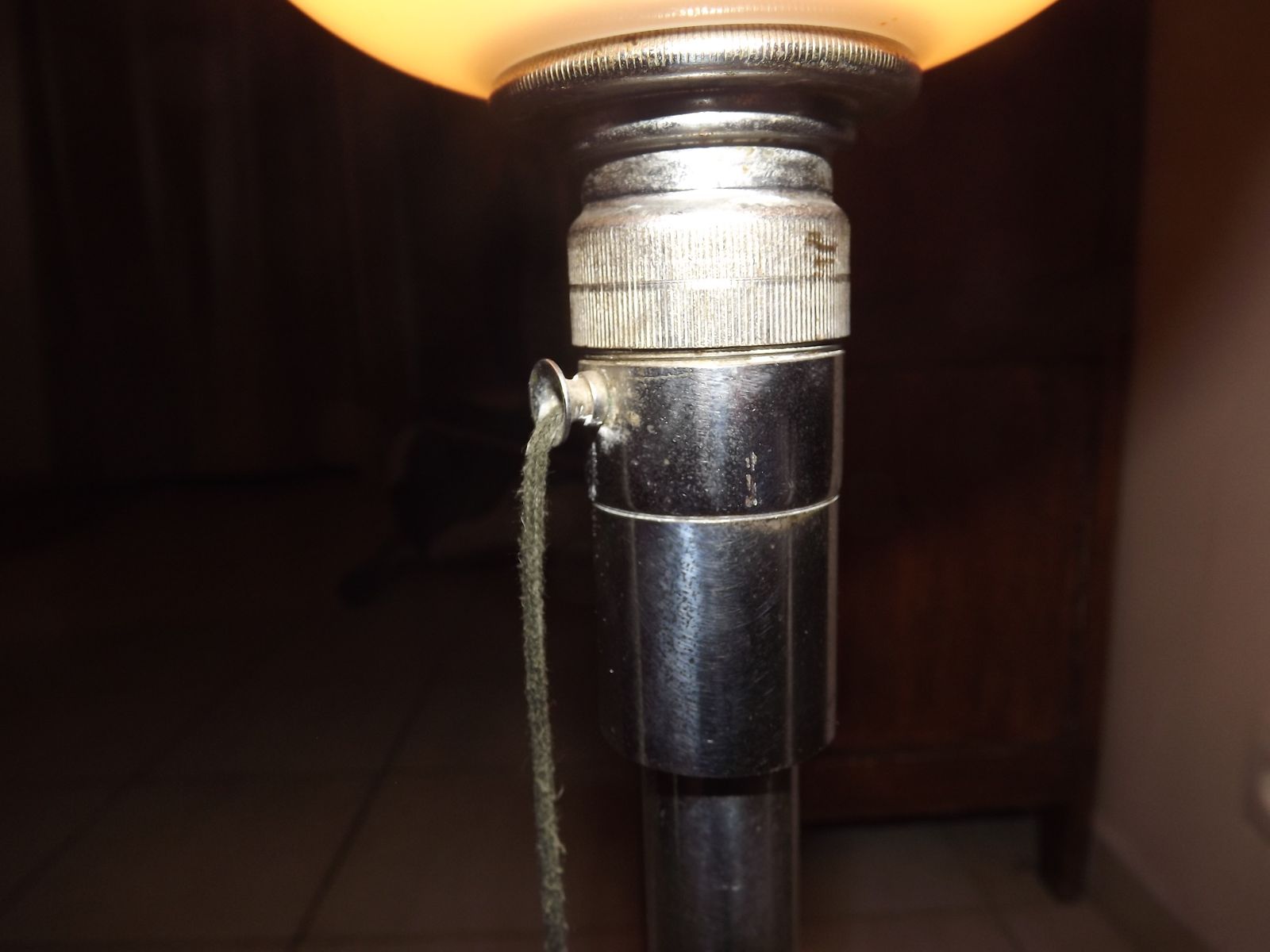 Lighting Mazda Art Deco Lamp, 1930s, Glass photo