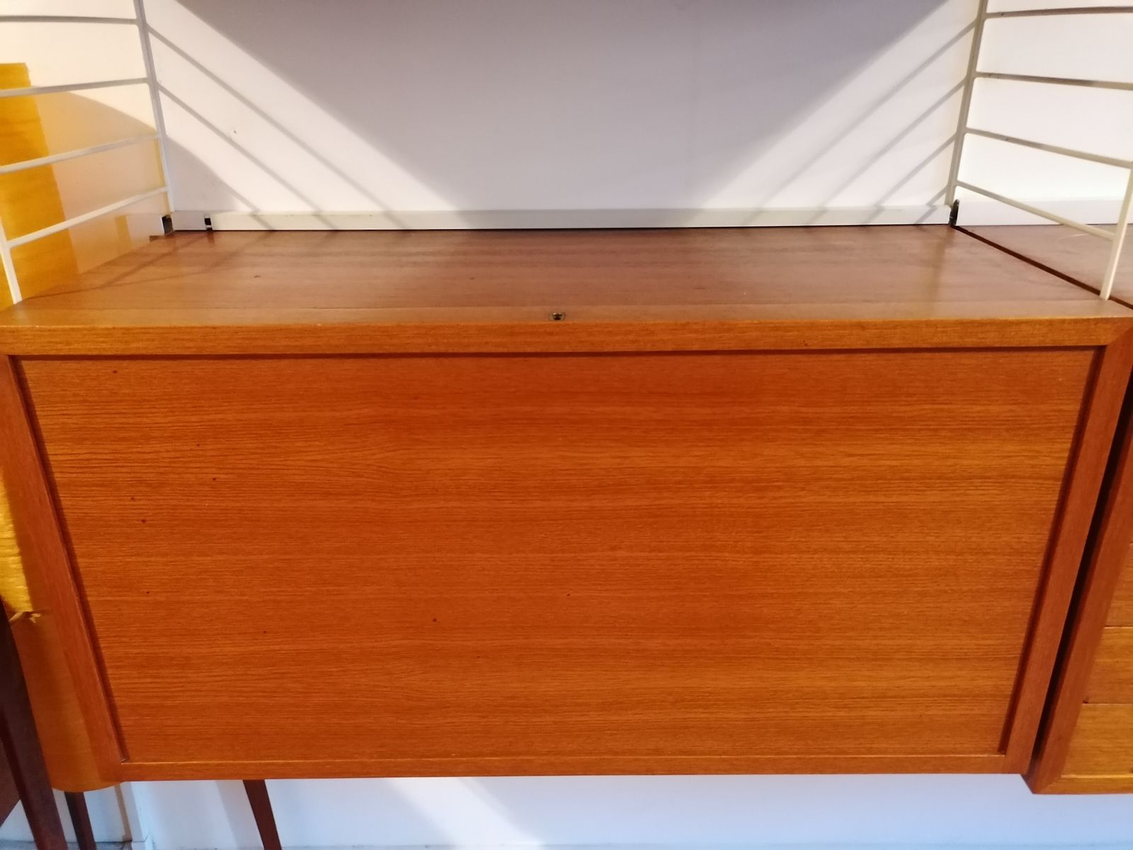 Nils Strinning String Modular Wall Mounted Shelving System. 1967. photo Furniture