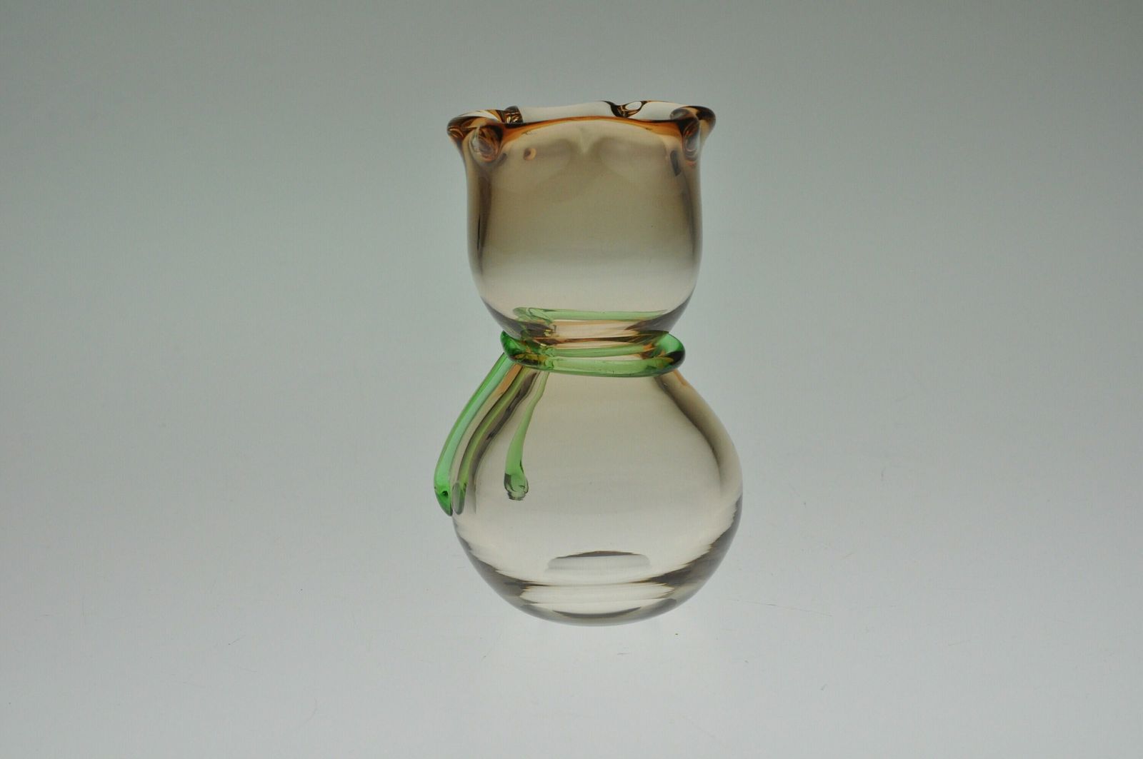 Rene Roubicek Skrdlovice Glazen Vaas, Tsjechische Vaas, Tsjechisch Glas, Kunstglas Vaas, Kunstglas, Vintage Vaas, Vintage Glas, Bloemenvaas, Boheems photo Woonaccessoires