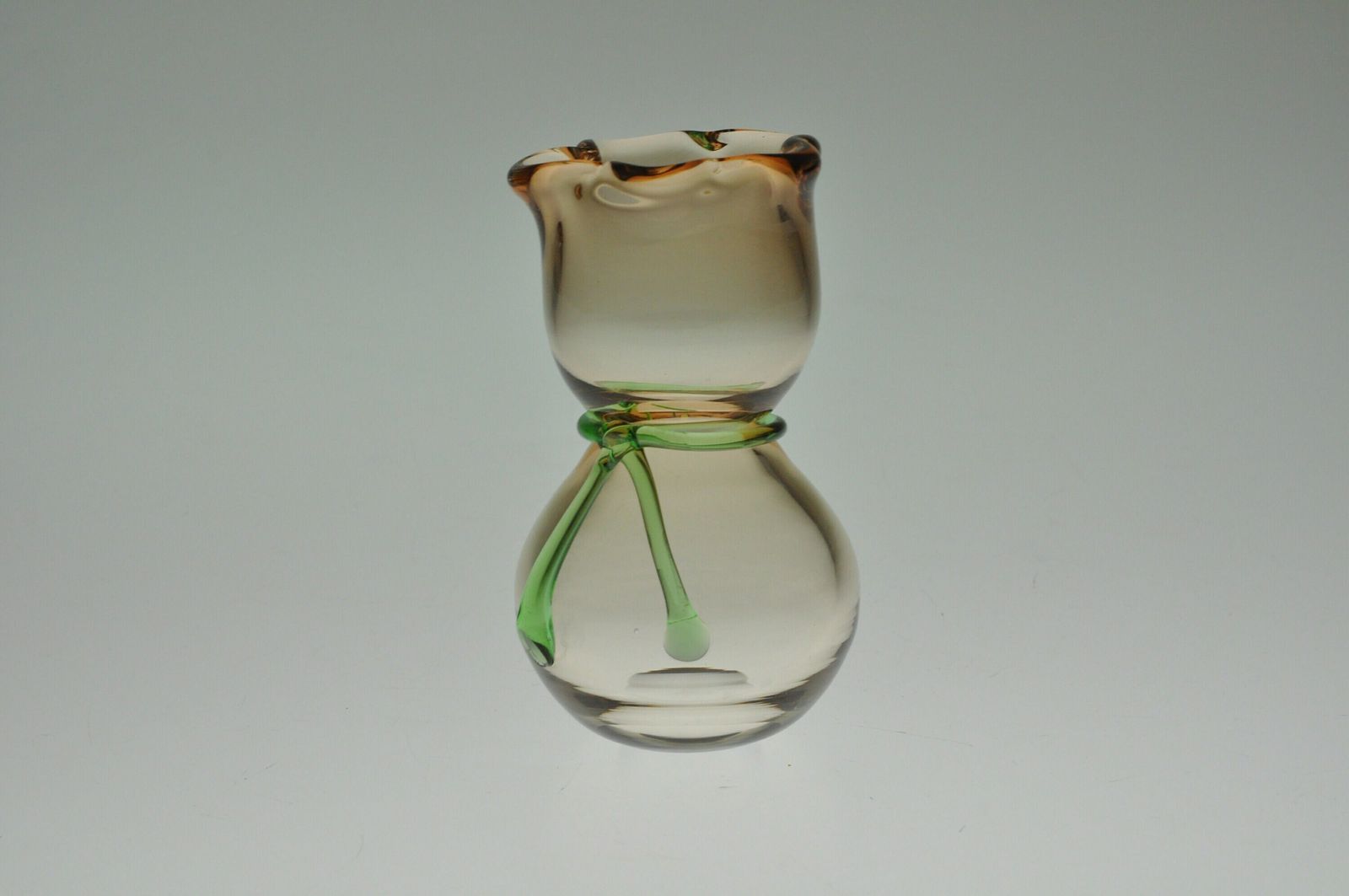 Rene Roubicek Skrdlovice Glazen Vaas, Tsjechische Vaas, Tsjechisch Glas, Kunstglas Vaas, Kunstglas, Vintage Vaas, Vintage Glas, Bloemenvaas, Boheems photo 74.0