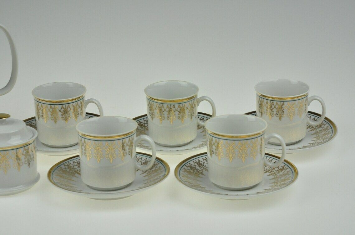 Loucky Porseleinen Koffieservies, Theeservies Vintage, Theeservies, Mid Century Theeservies, Theekopjes En Schoteltjes, Vaclav Dolejs, Josefina Design photo furniture