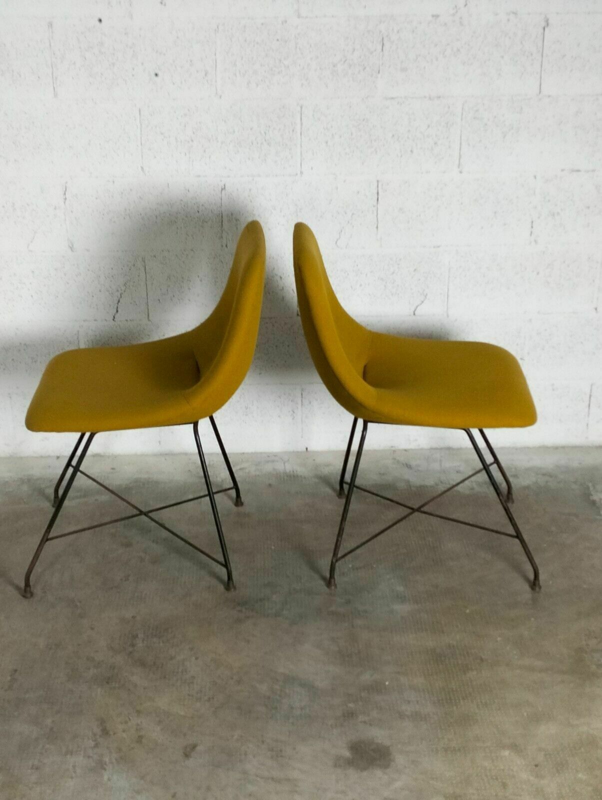 Set Of 2 Aster Chairs By Augusto Bozzi For Saporiti   '50'60 photo vinterior