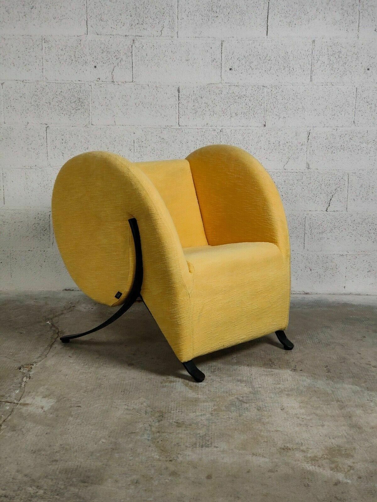 Virgola Armchair By Yaacov Kaufman For Arflex   Italy   90's photo for sale