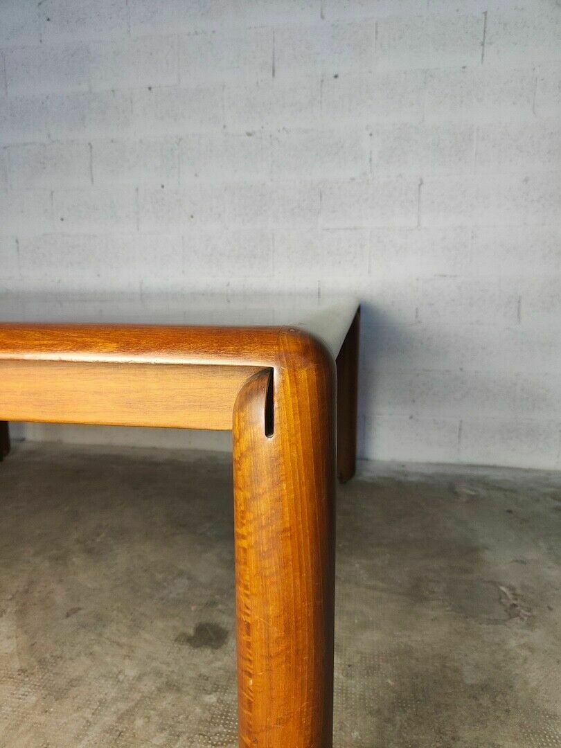 photo buy Square Walnut Table Model 781 By Vico Magistretti For Cassina 60s,70s