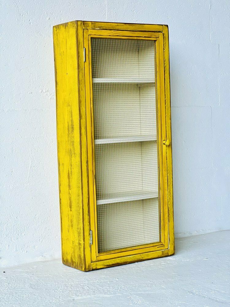 Vintage Wandkast Met Gaaswerk