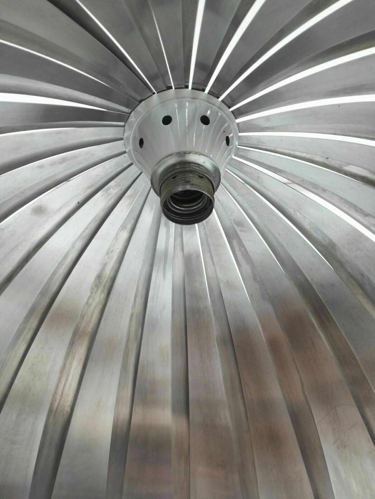 photo buy Stainless Steel Pendant Lamp Chandelier By Elio Martinelli For Martinell