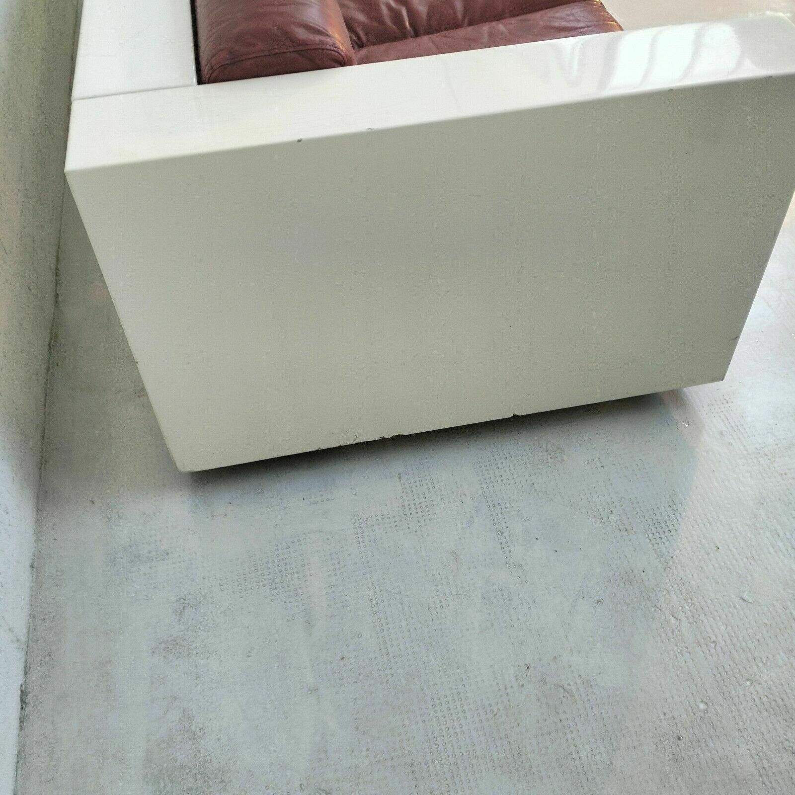 photo for sale Cherry Saratoga 3 Seater Sofa By Massimo And Lella Vignelli For Poltronova 60s,