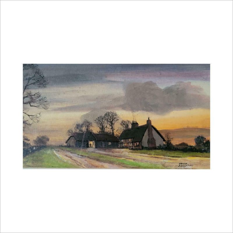 Landscape Watercolour By Frank Edwards photo furniture