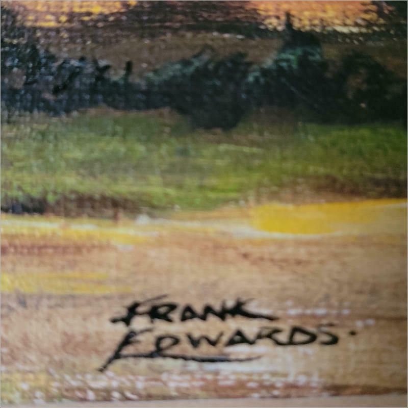 Landscape Watercolour By Frank Edwards photo for sale