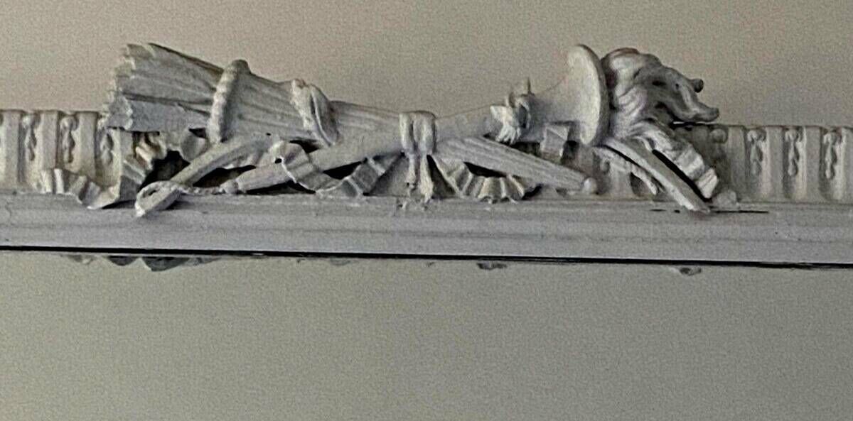 Louis XVI Style Mirror In Wood And Carved Stucco 20th Century photo Home Decor