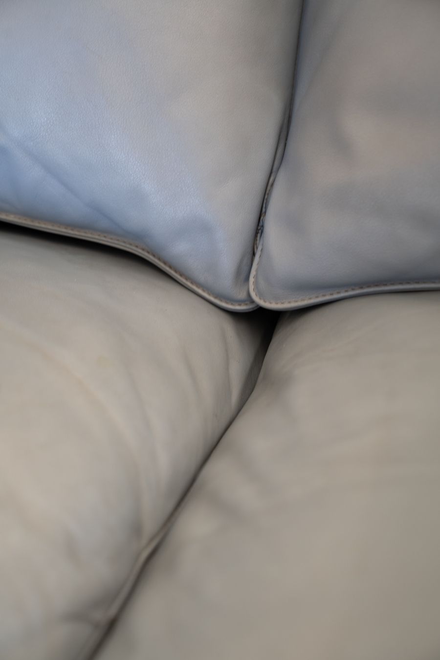 Serenade Corner Sofa By Tito Agnoli For Frau In Blue Leather And Goose Down, 1980s photo furniture