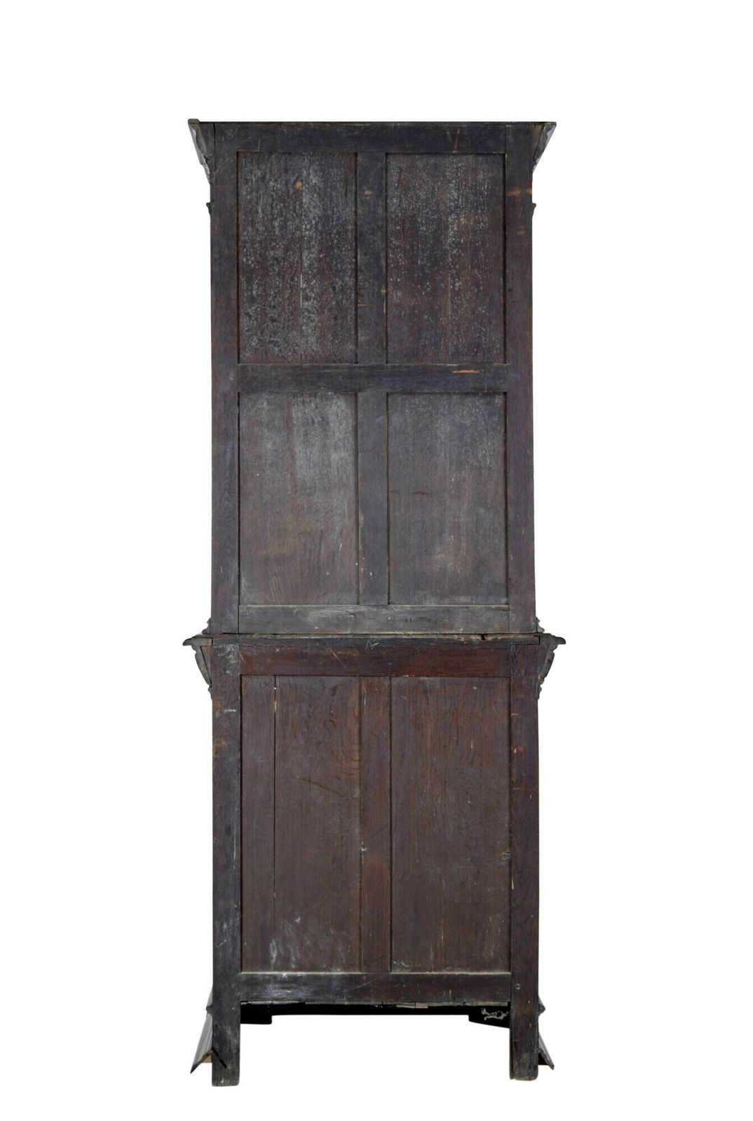 19th Century Flemish Oak And Stain Glass Cabinet photo vinterior
