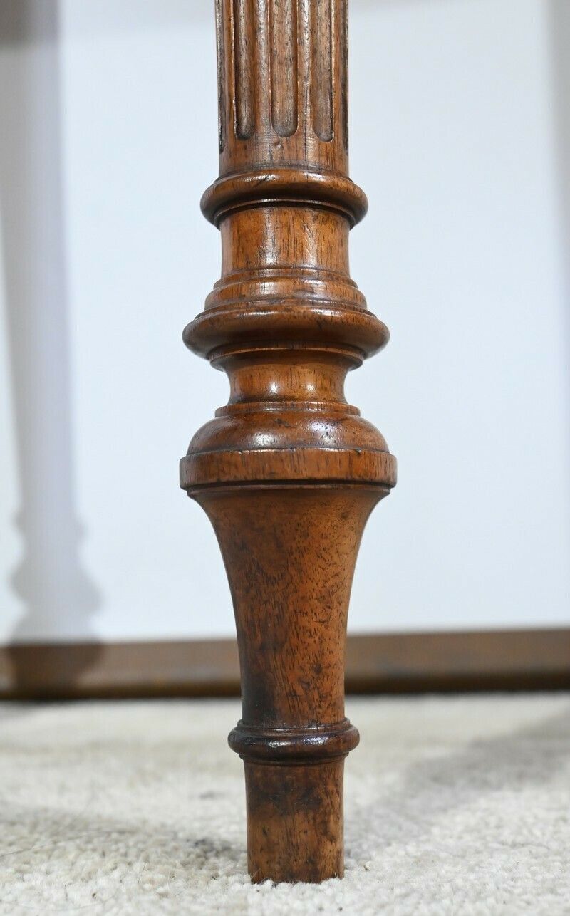 photo buy Half Moon Walnut Table Louis XVI Style Late 19th Century