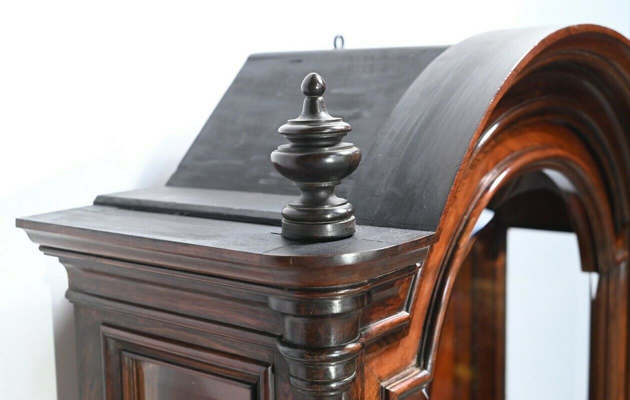 Small Rosewood Showcase Desk Napoleon III Period  Mid 19th Century photo vintage