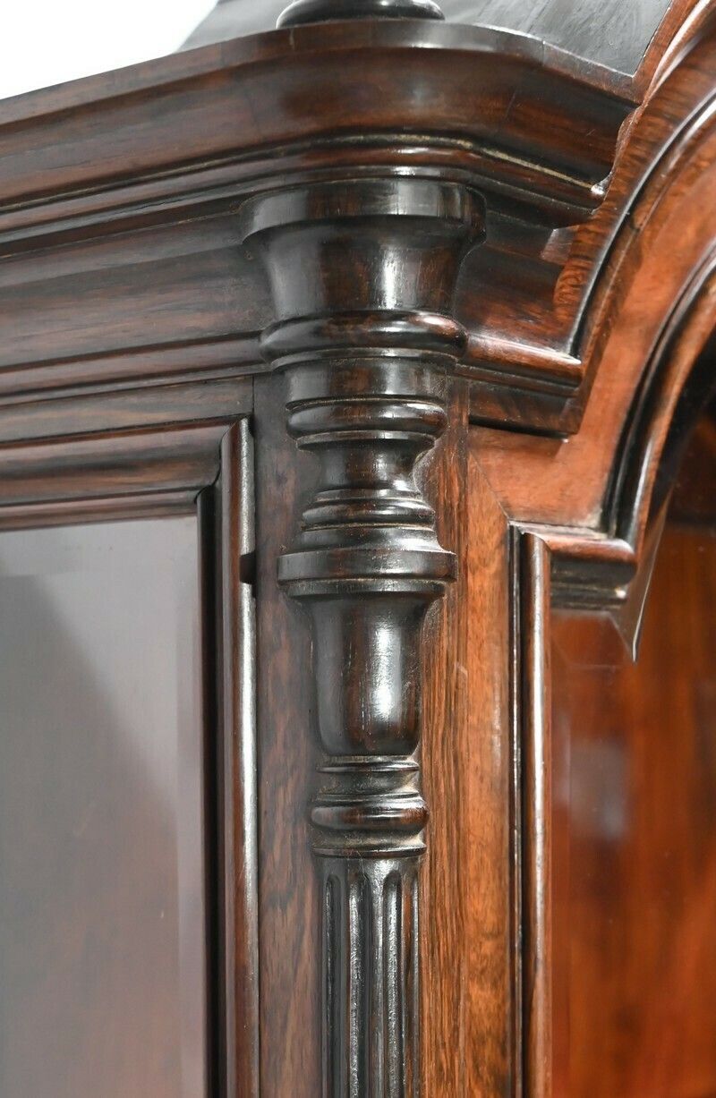 3229.54838713 Small Rosewood Showcase Desk Napoleon III Period  Mid 19th Century photo