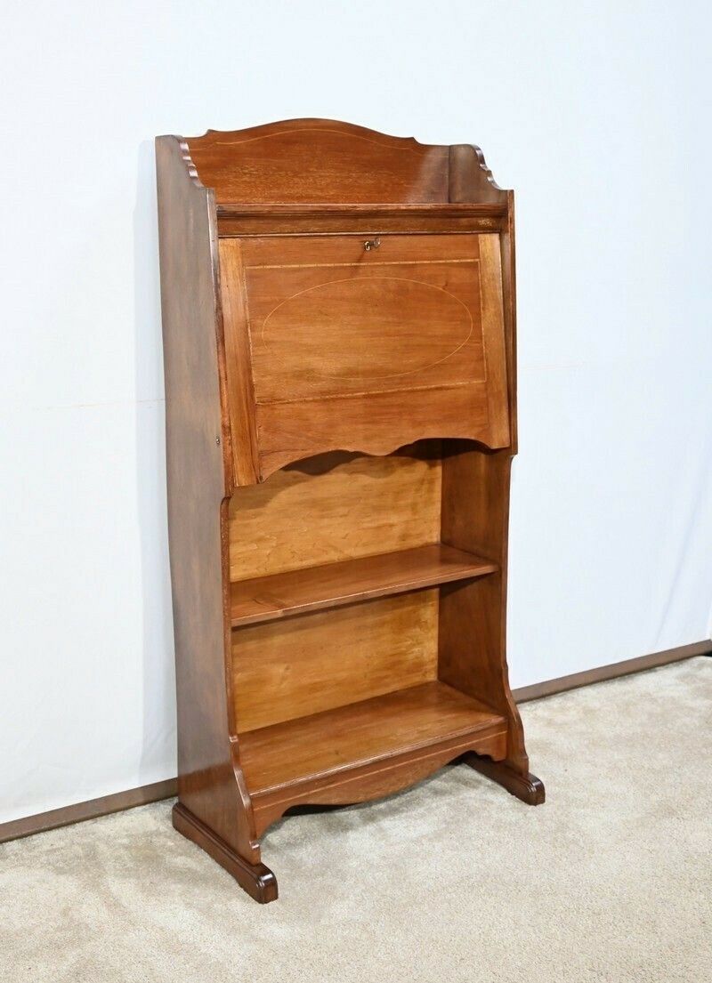 Small Secretary Known As Billet Doux In Solid Mahogany England  Early 20th Century photo for sale