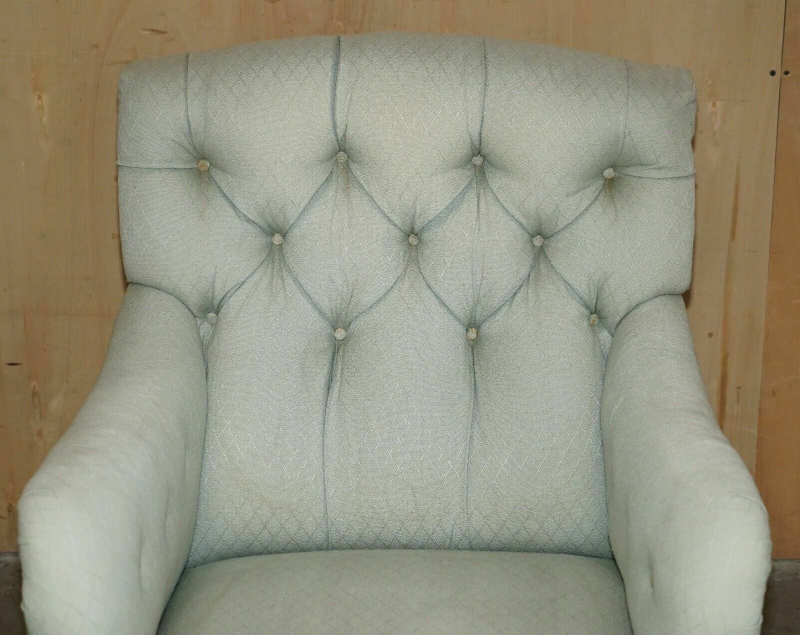 Rare Original Victorian Howard And Sons Bridgewater Armchair Period Upholstery photo vinterior