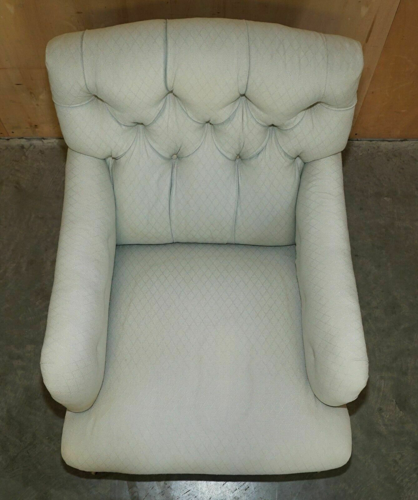 Rare Original Victorian Howard And Sons Bridgewater Armchair Period Upholstery photo buy