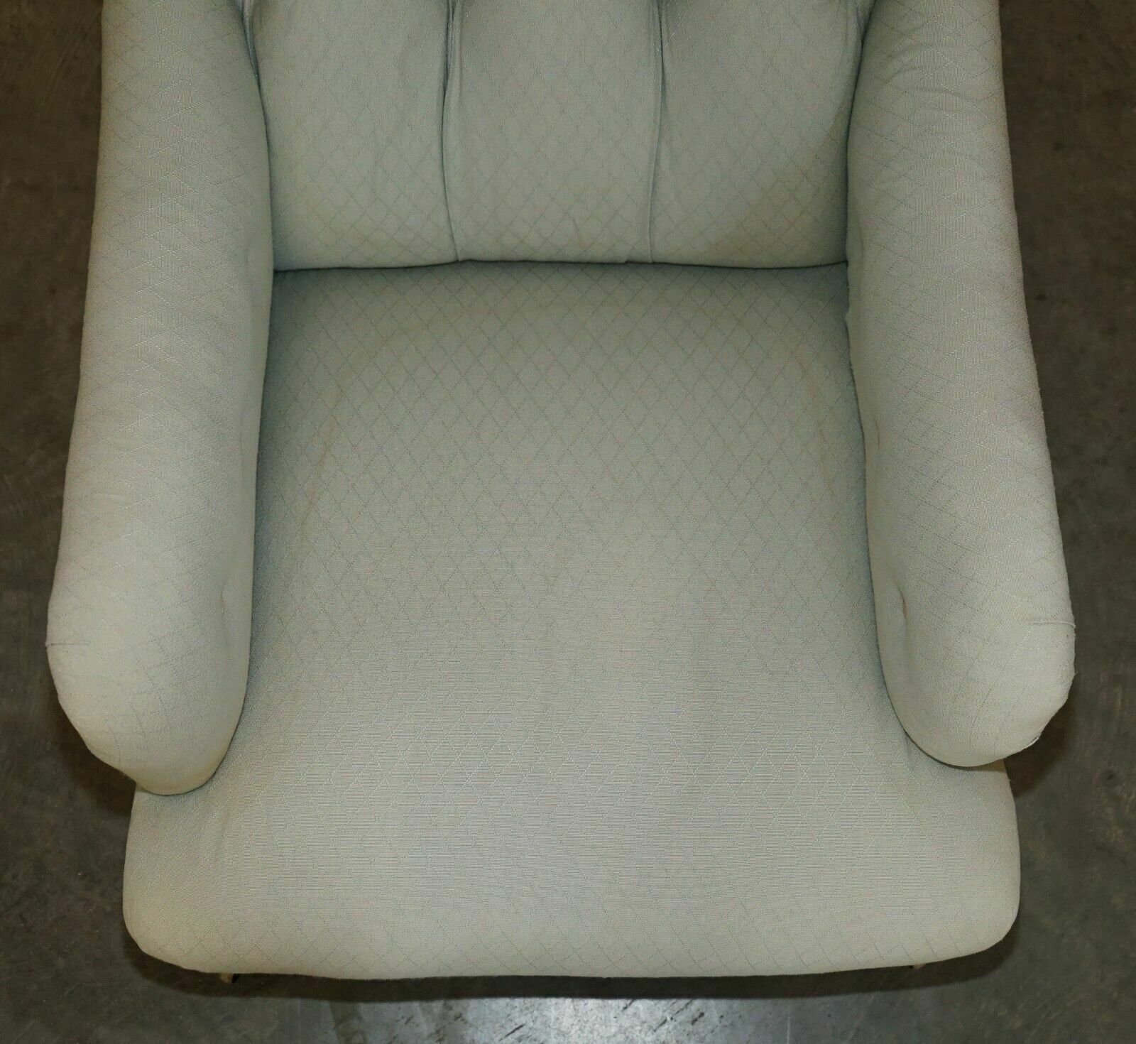Rare Original Victorian Howard And Sons Bridgewater Armchair Period Upholstery photo vintage