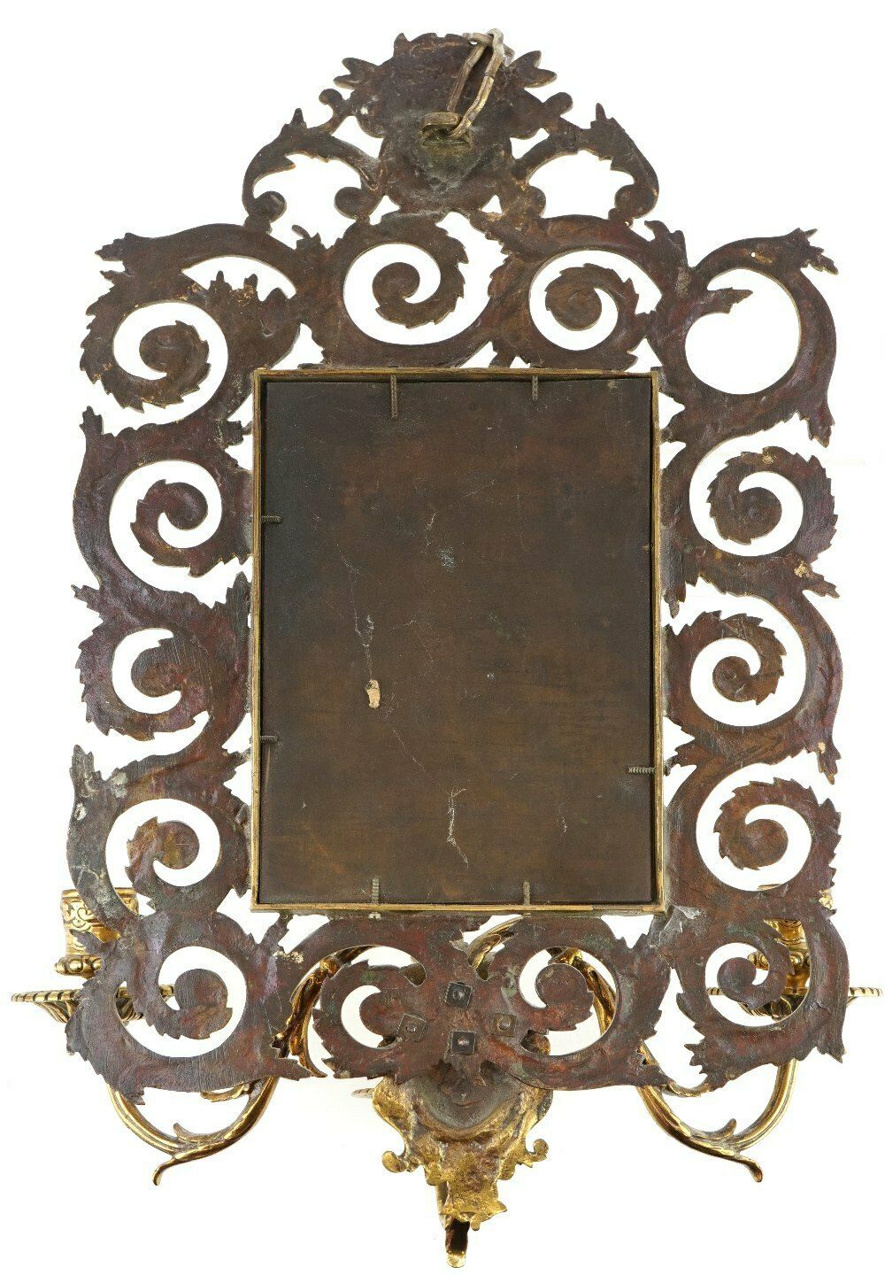 Antique Brass Girandole Wall Sconce photo furniture