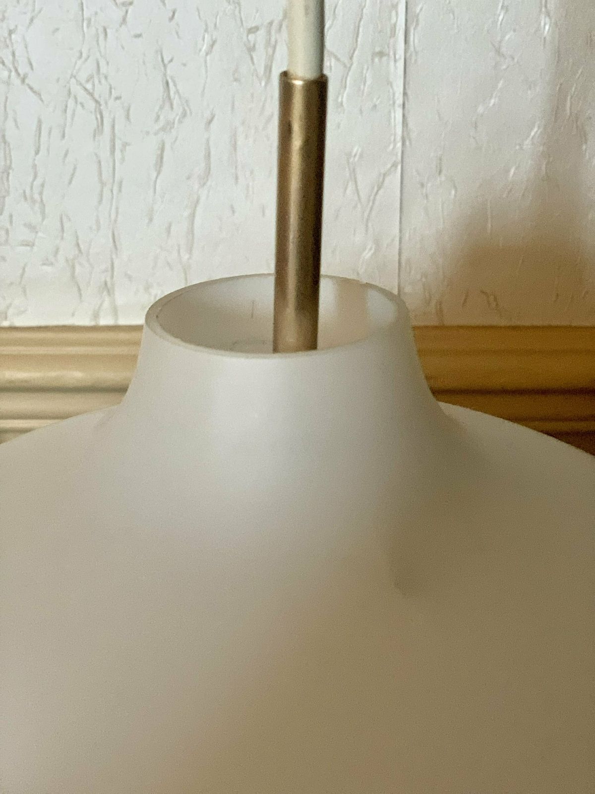 Scandinavian Vintage Opal Pendant Light Xl Louis Poulsen 40 Cm photo vinterior