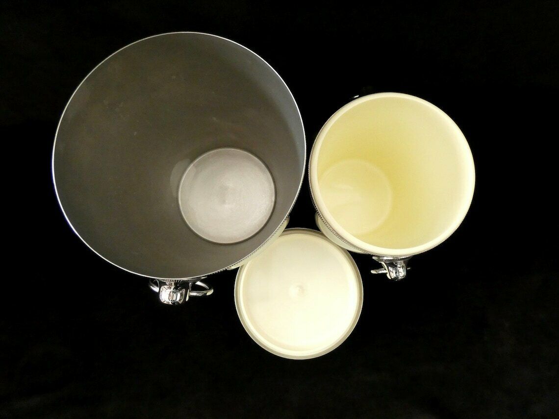 2 Vintage Franse Ijsemmers Letang Remy Champagnekoeler Ijscontainer Wijnkoeler Barcart Accessoires Jaren 70 photo buy