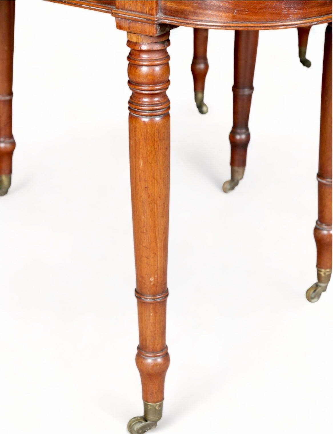 Exceptional Country House Antique Georgian/Regency Cuban Mahogany Extending Dining Table Circa 1820 photo for sale