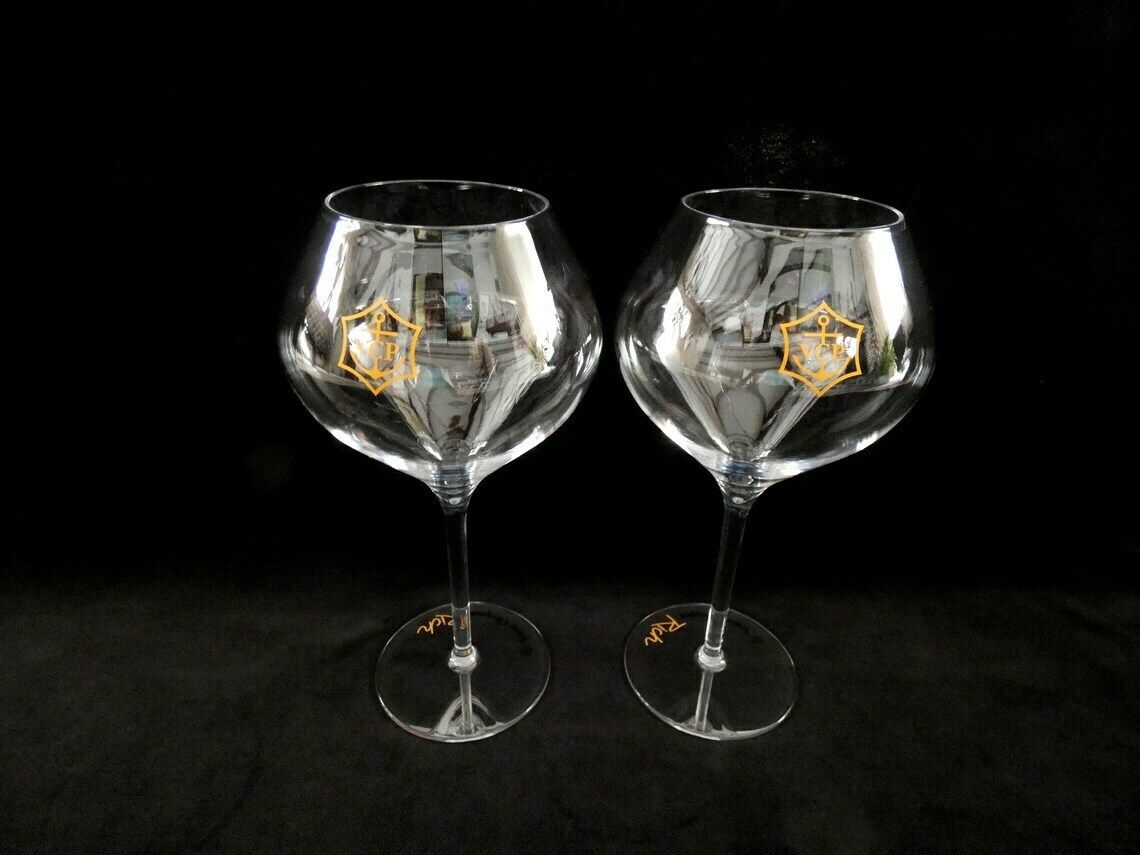 photo furniture 2 Veuve Clicquot Rich Champagne Coupe, Vcp Acrylic Champagne Flutes, Veuve Cliquot Glasses, Collectable Glasses, French Champagne Glasses