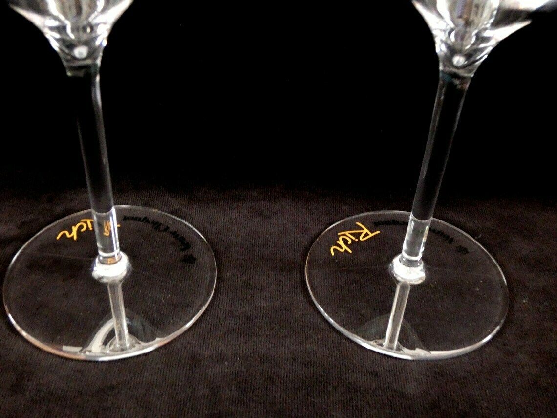photo for sale 2 Veuve Clicquot Rich Champagne Coupe, Vcp Acryl Champagneglazen, Veuve Clicquot Glazen, Verzamelglazen, Franse Champagneglazen