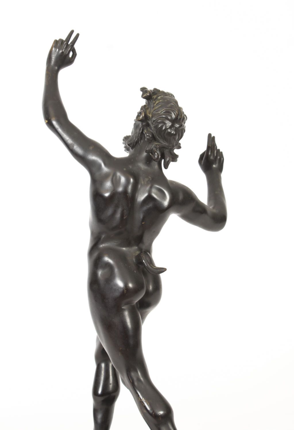 2200.0 Antique Large Bronze Of  Pan Dancing Musee De Naple,Circa 1870 19th C photo