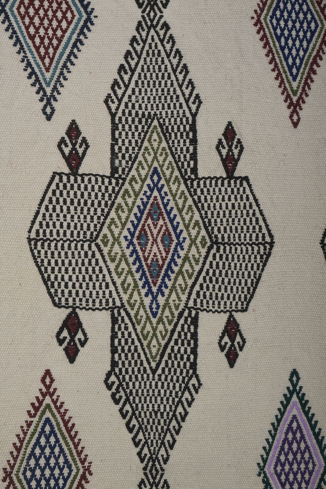 Vintage Embroided Turkish Karapinar Cicim Rug   Handmade Saloon Carpet photo buy