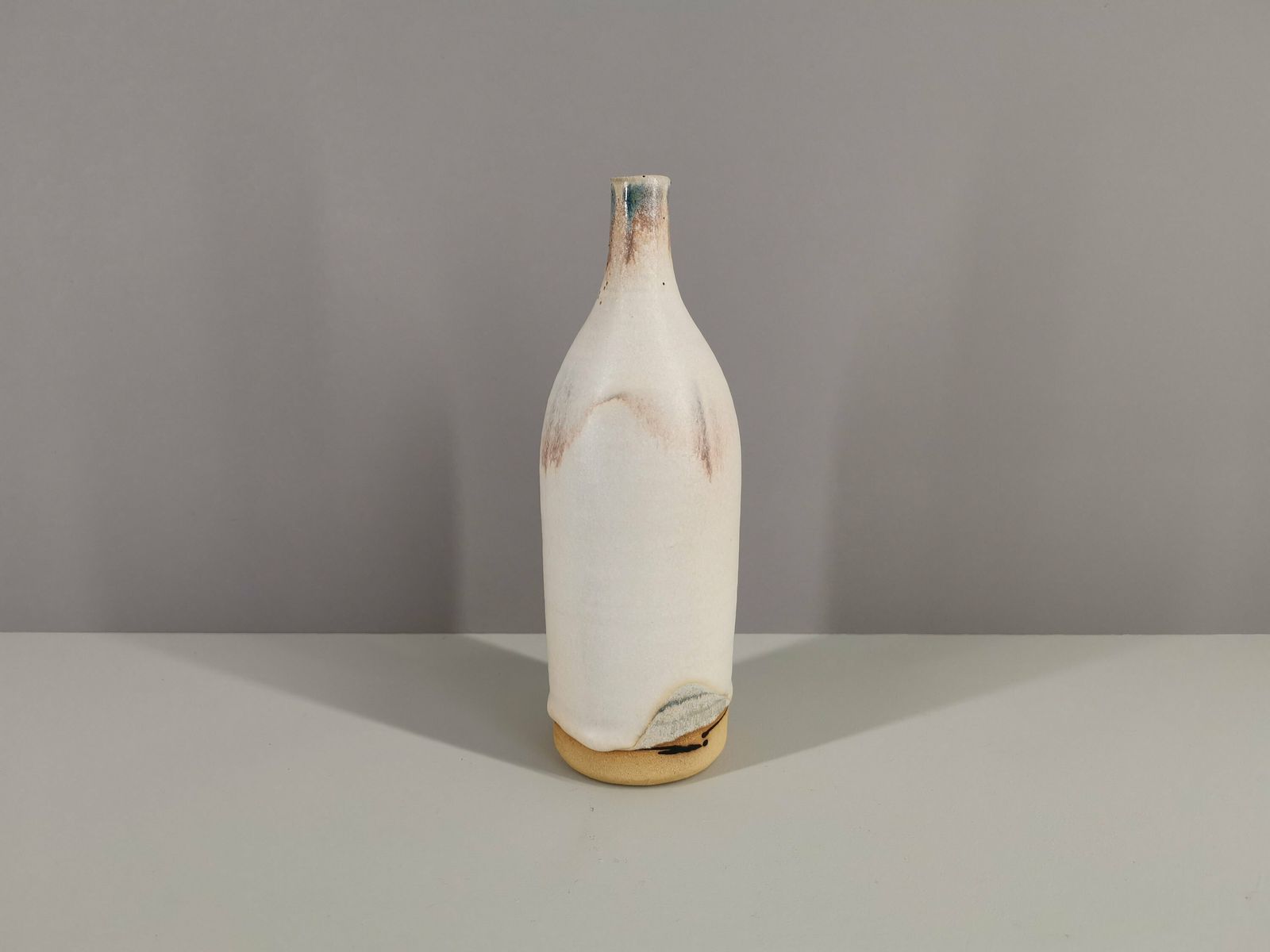 French Soliflore Vase In Glazed Stoneware / French Ceramics / Craftsmanship / France / Twentieth Century photo for sale