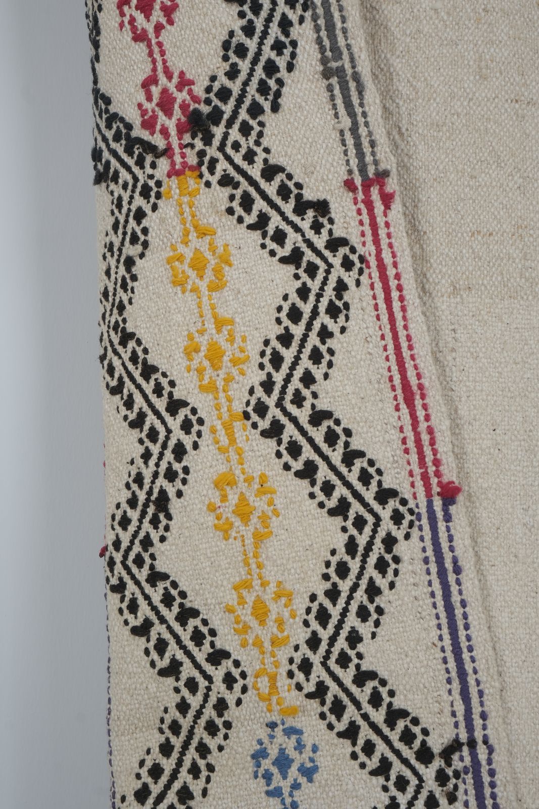 Mid Century Turkish Long And Narrow Kilim Runner, Boho Nomadic Stair Kilim photo buy