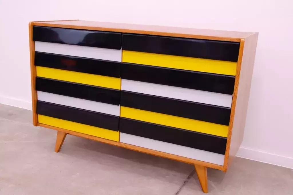 photo for sale Mid Century Chest Of Drawers U 458 By Jiri Jiroutek Czechoslovakia 1960s