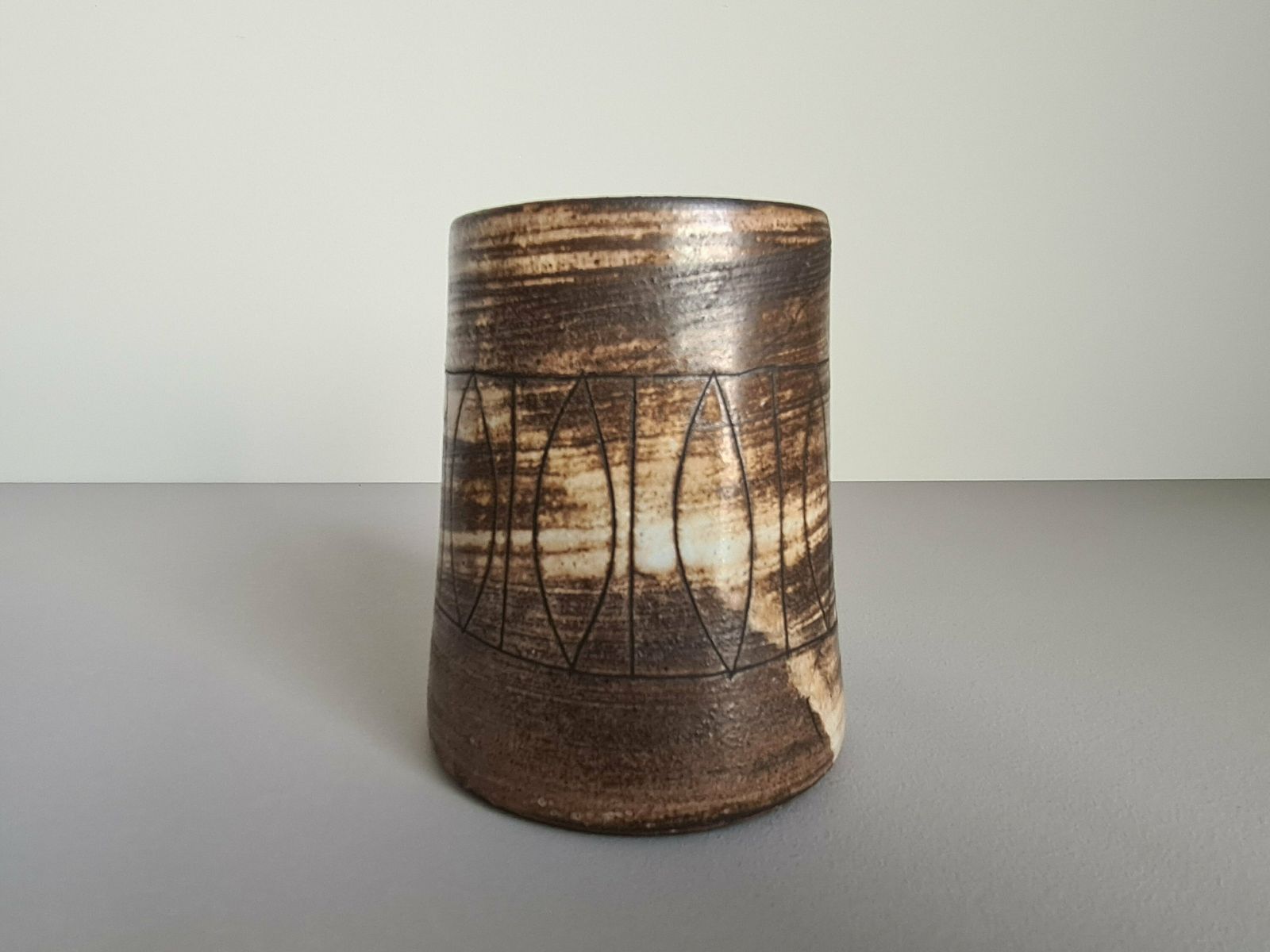 Ceramic Vase By Jacques Pouchain For Atelier Dieulefit, 1960s / Mid Century / Collection / French Ceramics photo vintage