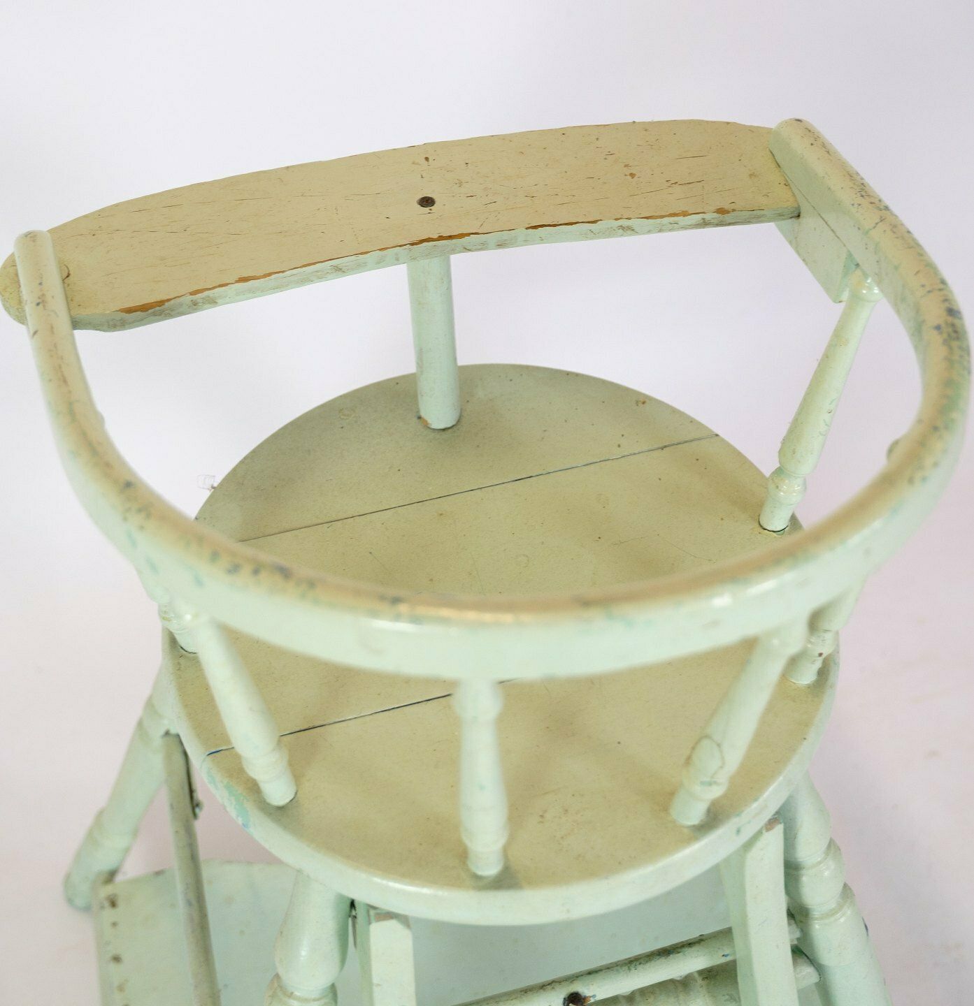 Children's Chair In Light Blue Color With Patina From 1920s photo buy