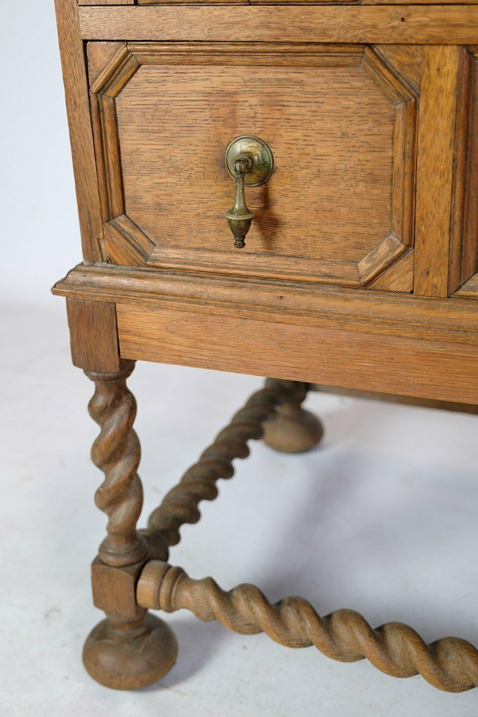 Chatol With Upper Cabinet In Oak, England From 1890s photo Furniture