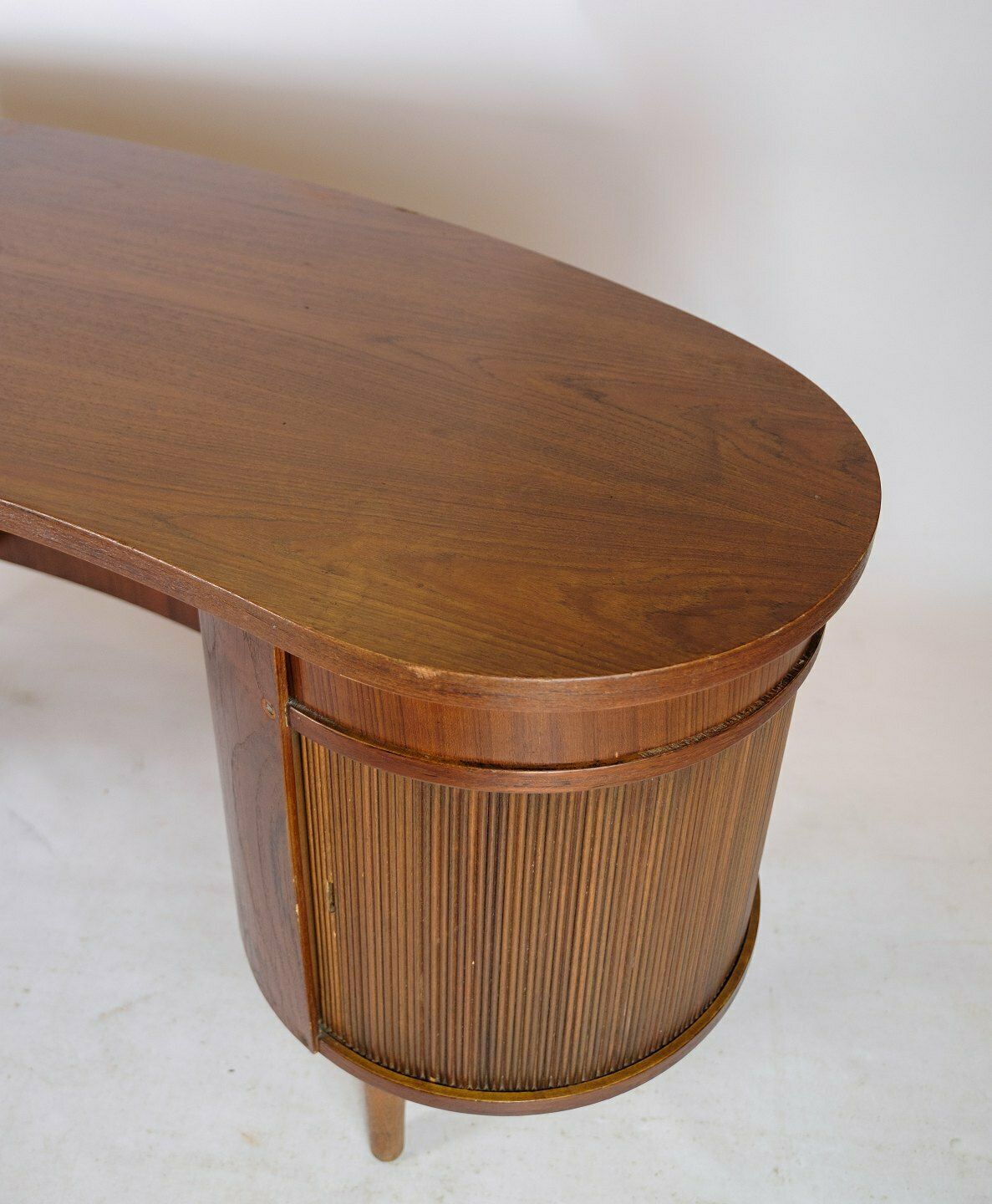 Desk Model 54 In Teak By Kai Kristiansen For Feldballes Møbelfabrik From 1954s photo for sale
