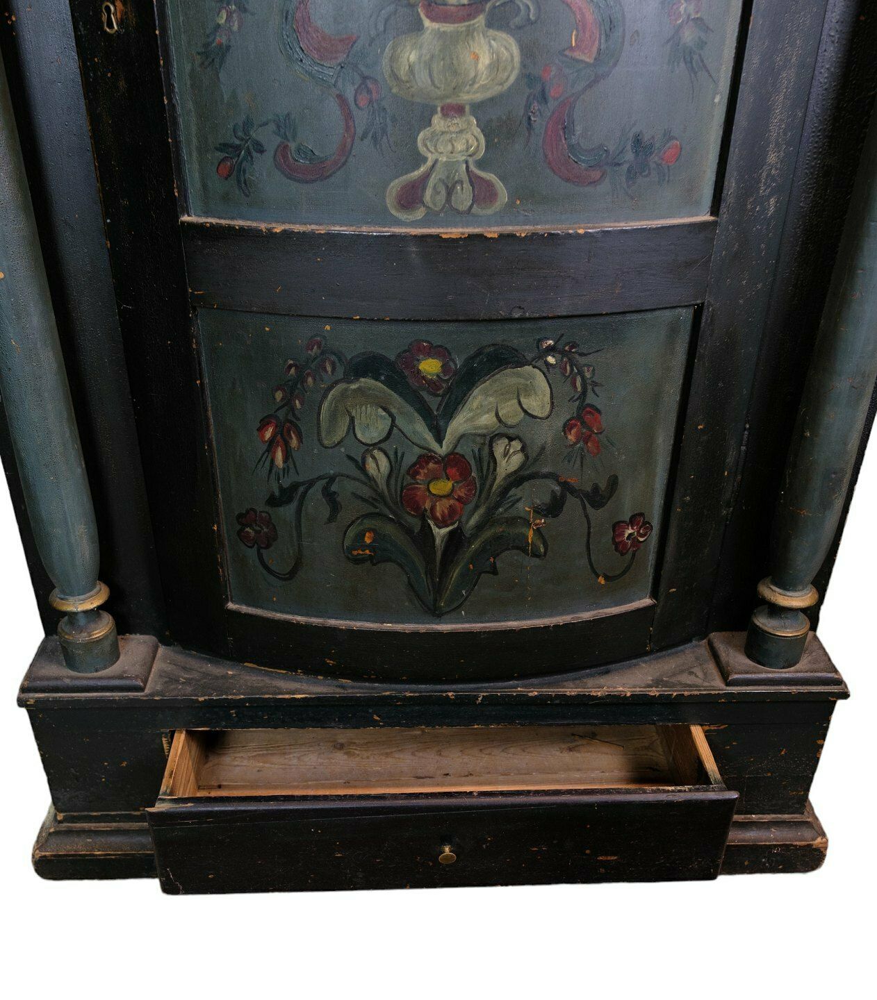 Hedebo Cabinet With Flowers Decoration From 1836s photo buy