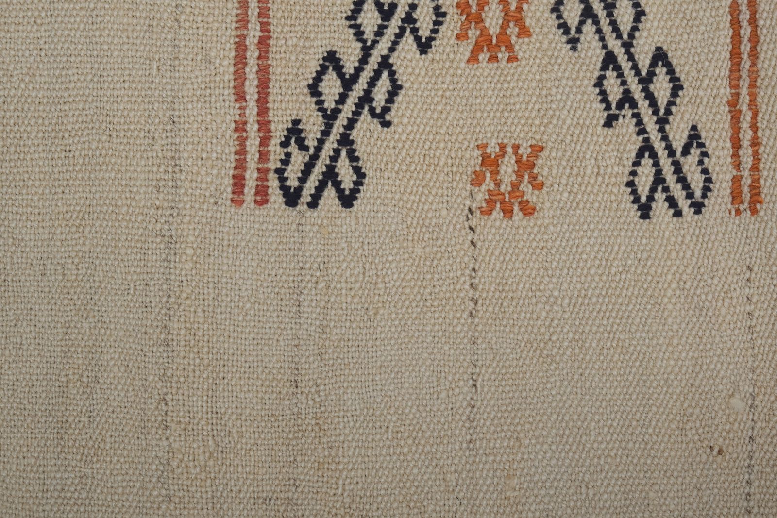 Mid Century Eco Friendly Handwoven Farmhouse Kilim Runner 2'6" X 16'6" photo Textiles
