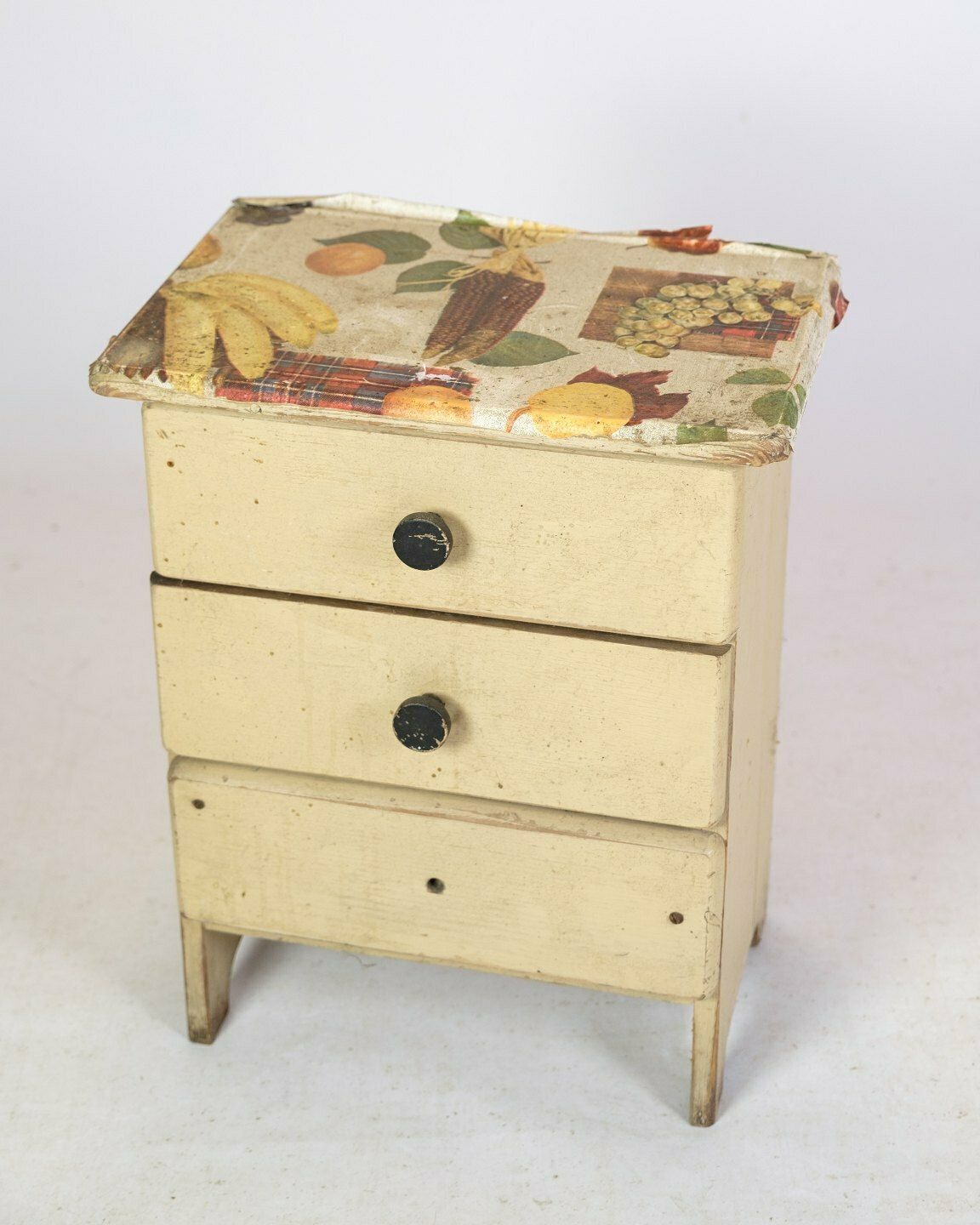 Children's Chest Of Drawers  In Painted Wood From 1890s photo furniture
