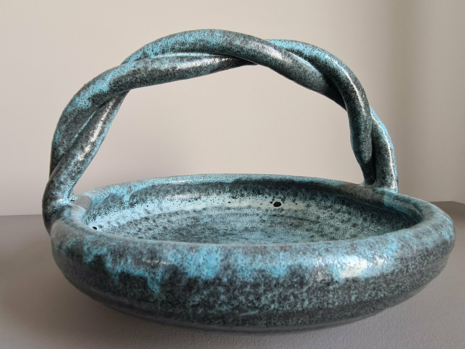 Fruit Bowl Or Dish Vallauris / 50s / French Ceramics / Craft Work / France / 20th Century photo 316.0