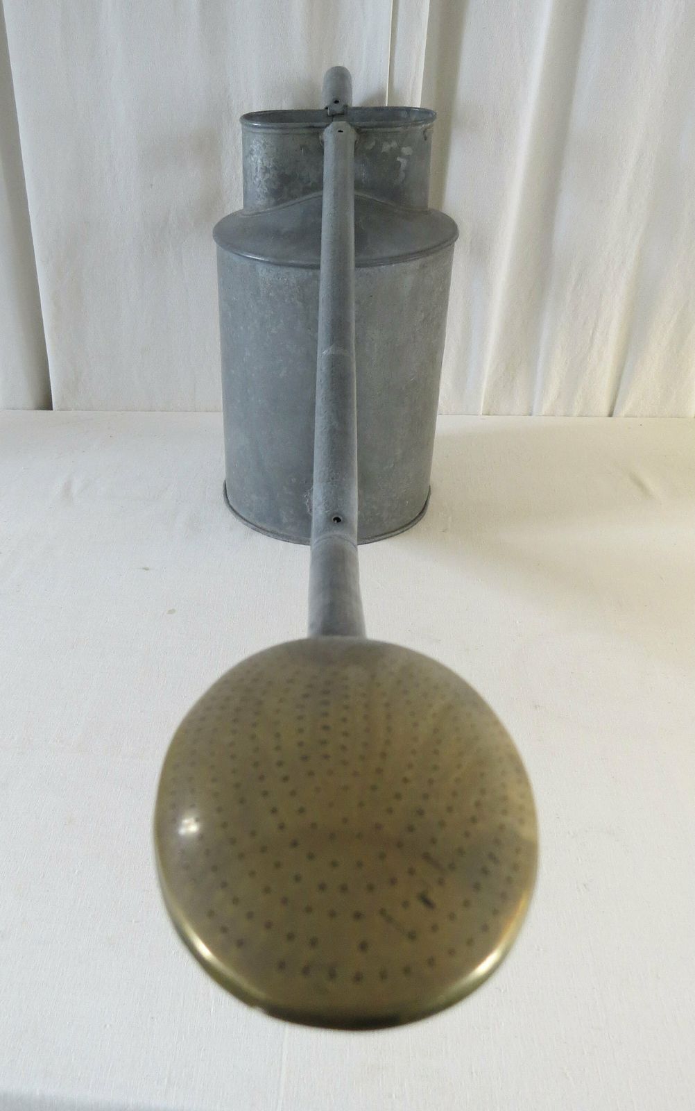 Galvanised " Haws " Watering Can / Vintage C. 1986. photo for sale