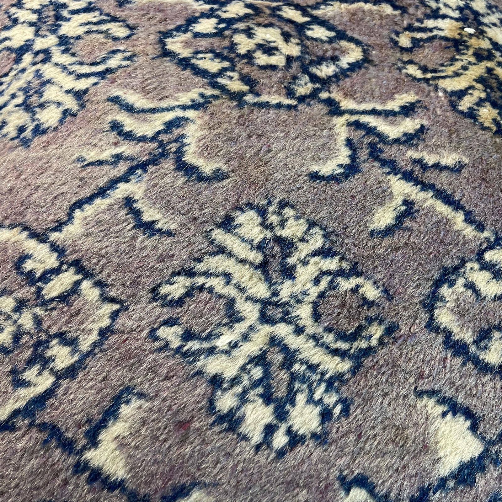 photo for sale 18'' X 18'' Vintage Hand Made Rug Cushion Cover, 45 X 45 Cm Decorative Rug Pillow Cover, Large Vintage Turkish Rug Cushion Cover