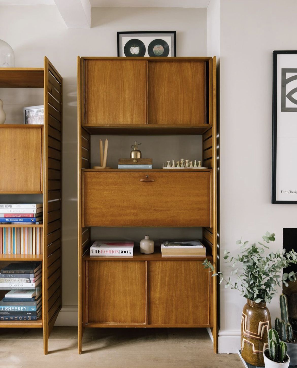 Mid Century Modern 3 Unit Ladderax System Teak Wood Excellent Condition Rare Find photo furniture