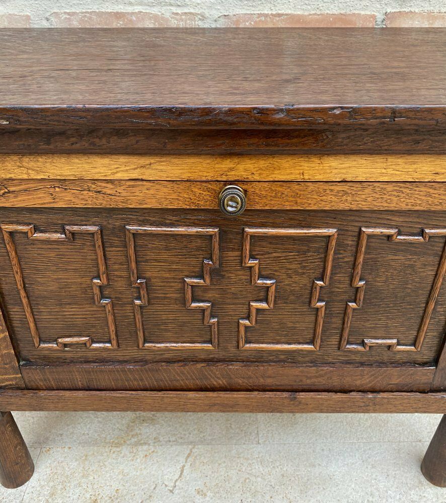 Late 19th Century French Carved Oak Coffer photo 2273.0
