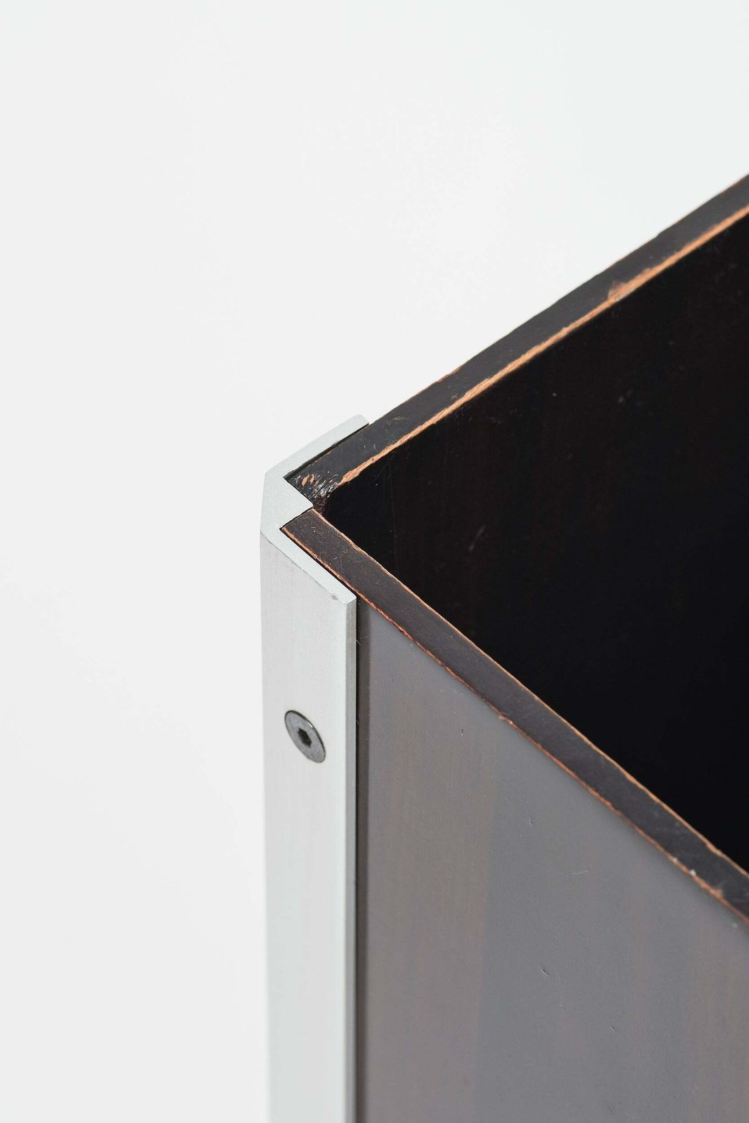 Gianni Moscatelli, Umbrella Stand, Rosewood And Aluminium, Formanova, 60s photo vinterior